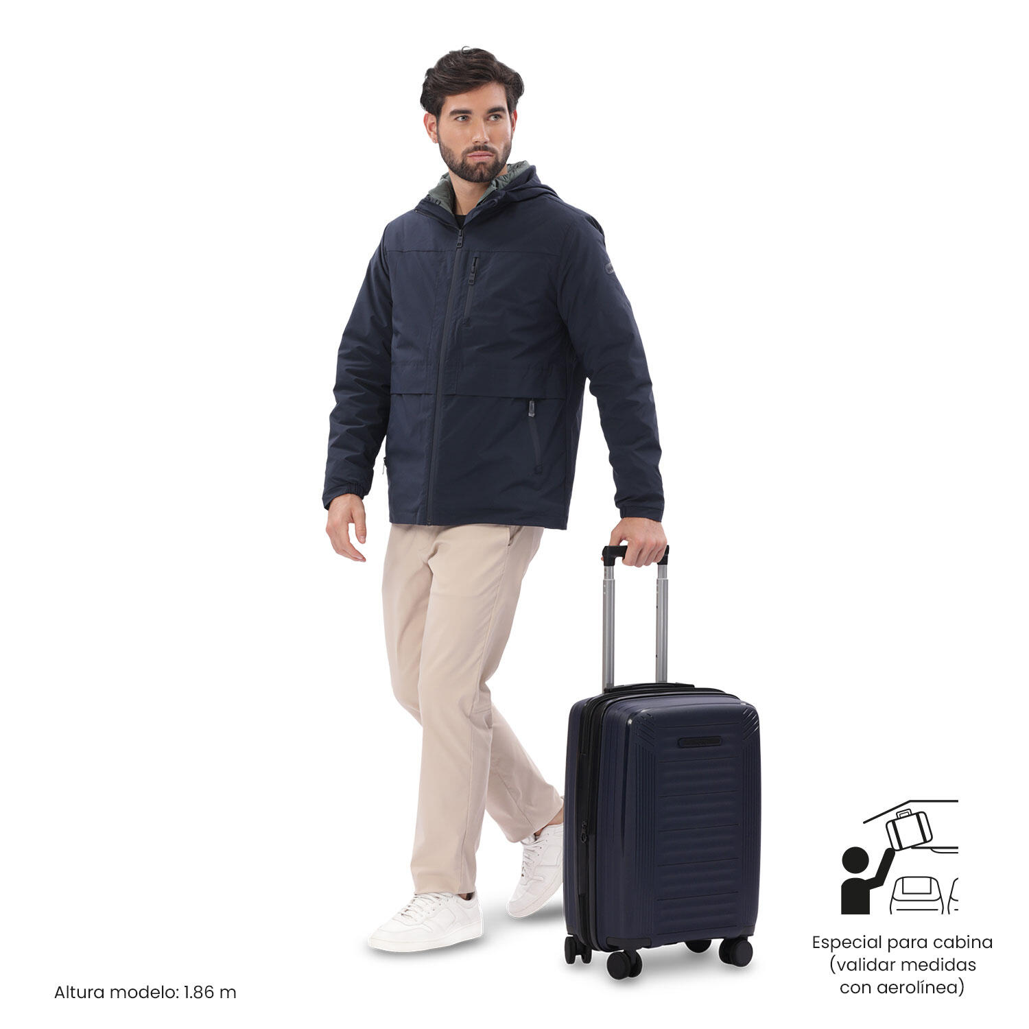 Totto Maleta de cabina Trulli S2 Salute/Negro Polipropileno 35.5 x 47 x 21.5 cm 2/5