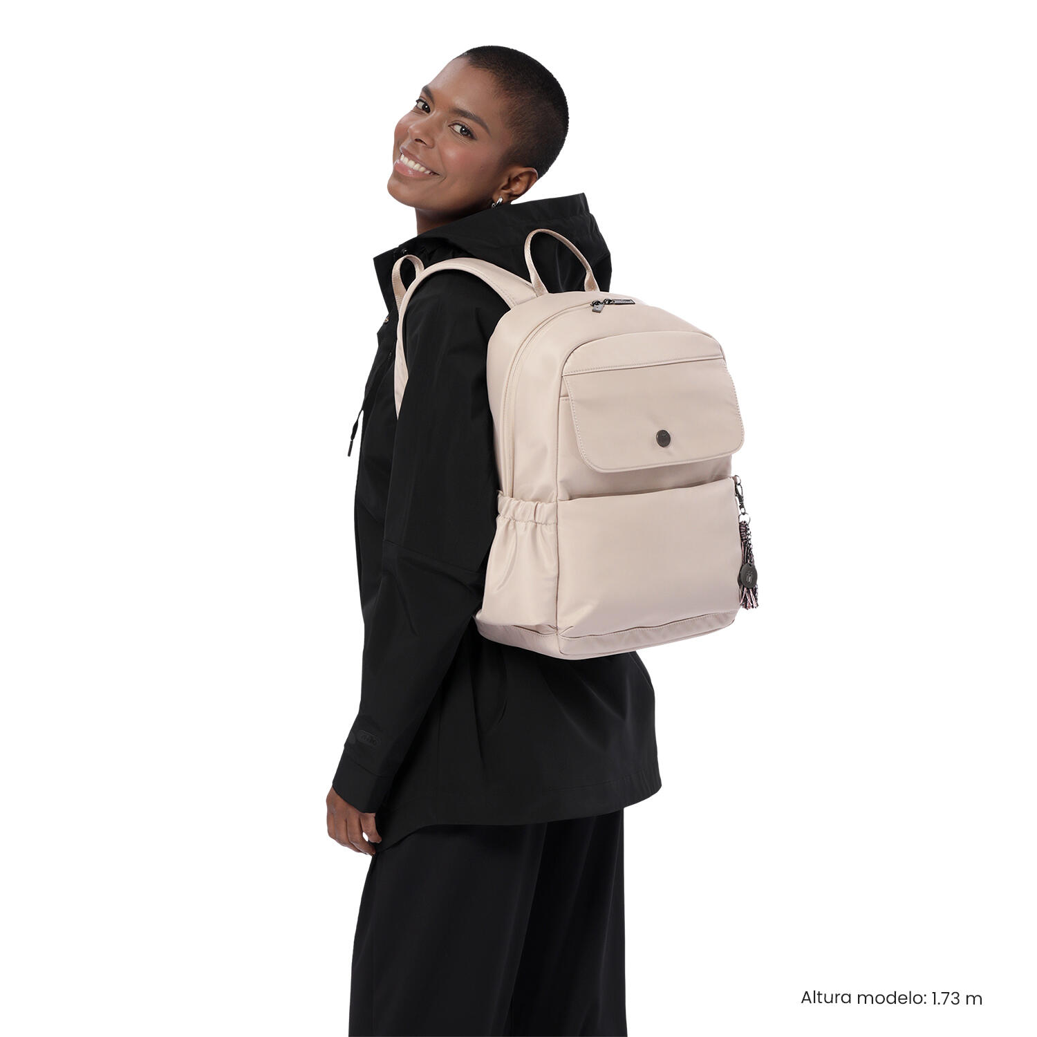 Totto Mochila ejecutiva Corneana  M Moonlight/Zephyr/Negro Poliéster 29 x 40 x 2/5