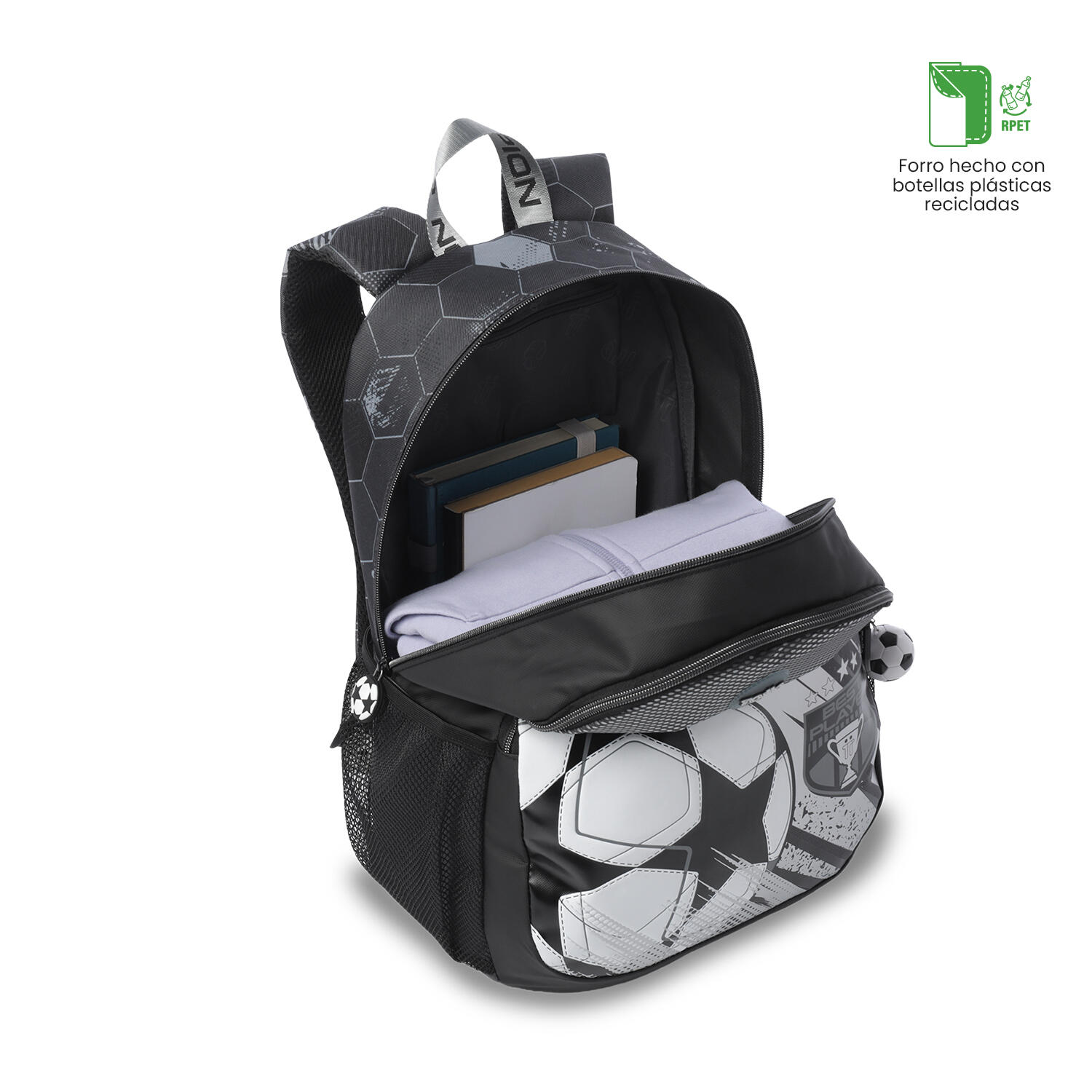 Totto Mochila infantil Champion L Champion Gray Poliéster 32 x 46 x 12.5 cm 5/5