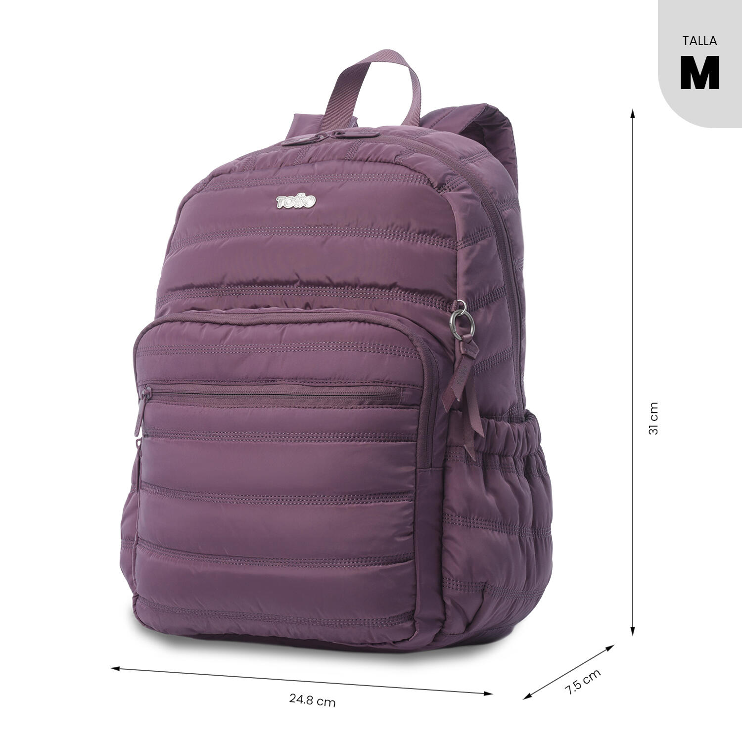 Totto Mochila urbana Moxi Grape Nectar Poliéster 24.8 x 31 x 7.5 cm 3/5