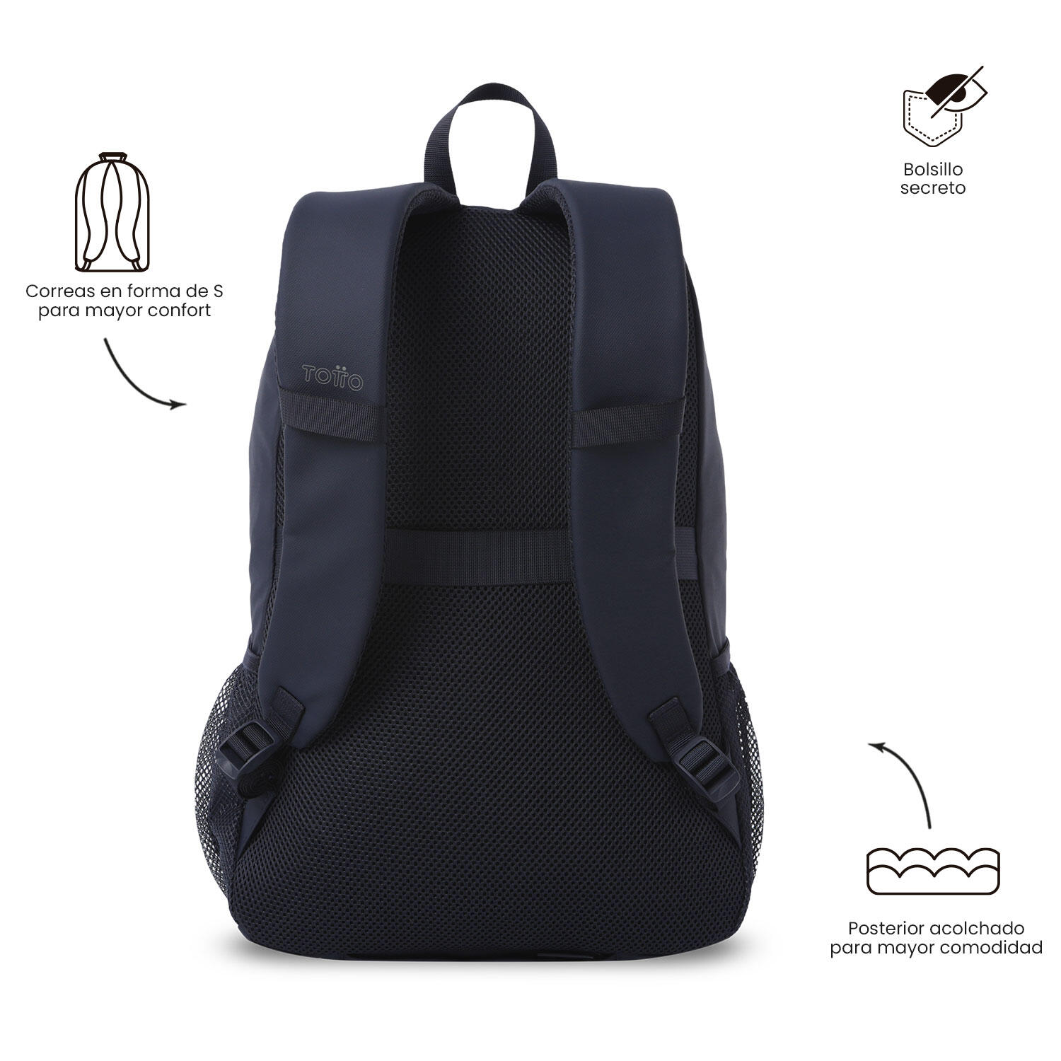 Totto Mochila ejecutiva Sprint Salute Poliuterano 26.5 x 42.5 x 13 cm 4/5
