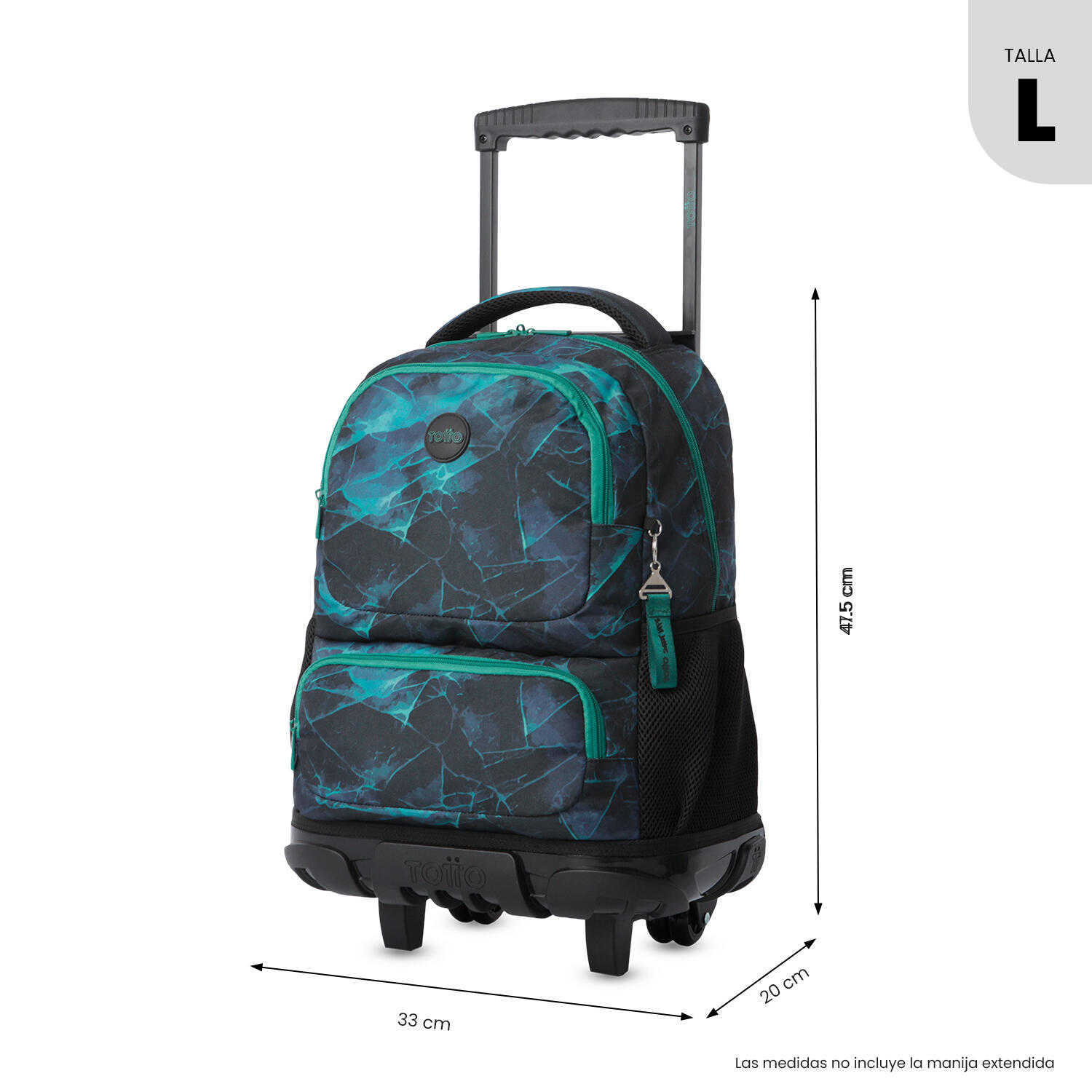 Totto Mochila infantil ruedas SKL L Gelido Poliéster 32 x 45.5 x 18 cm 3/5