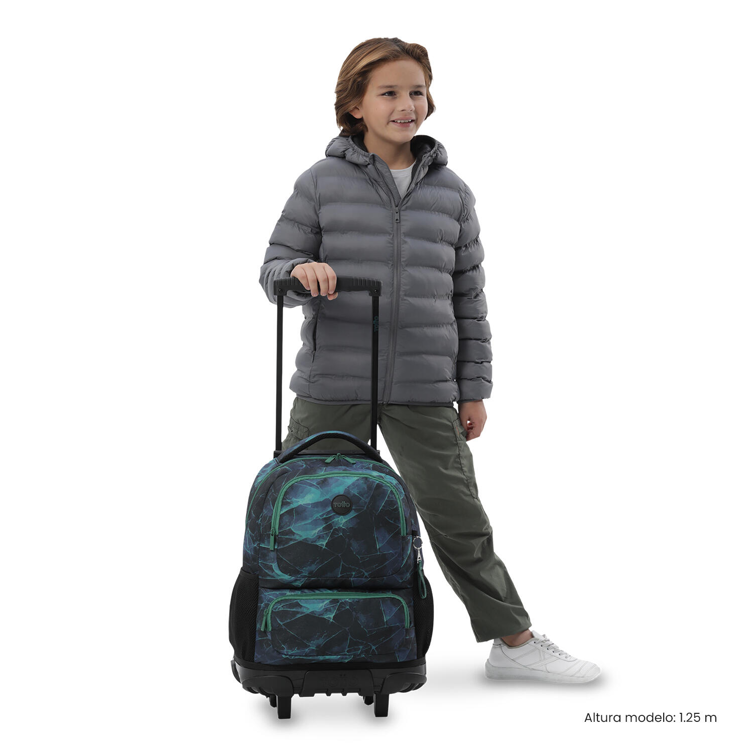 Totto Mochila infantil ruedas SKL L Gelido Poliéster 32 x 45.5 x 18 cm 2/5