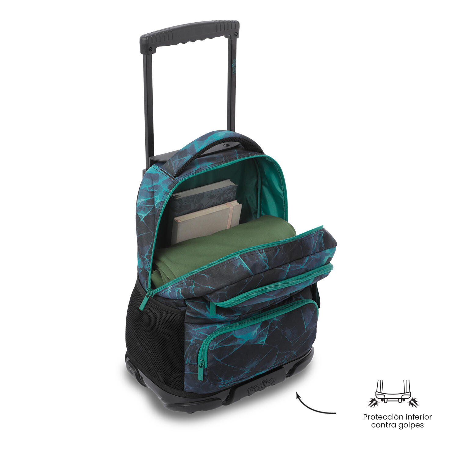 Totto Mochila infantil ruedas SKL L Gelido Poliéster 32 x 45.5 x 18 cm 5/5