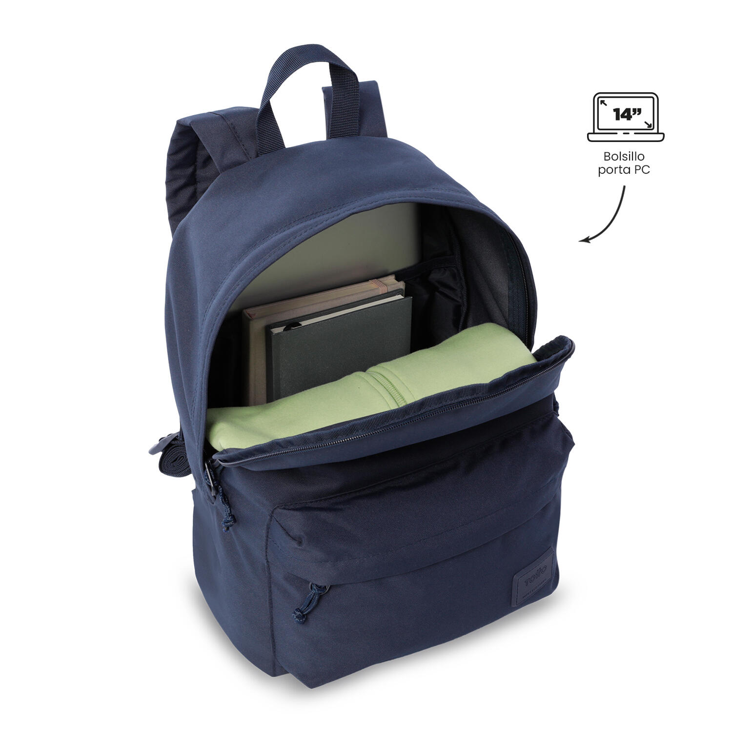 Totto Pack mochila + estuche Kalex Salute Poliéster 32 x 40 x 13 cm 5/5
