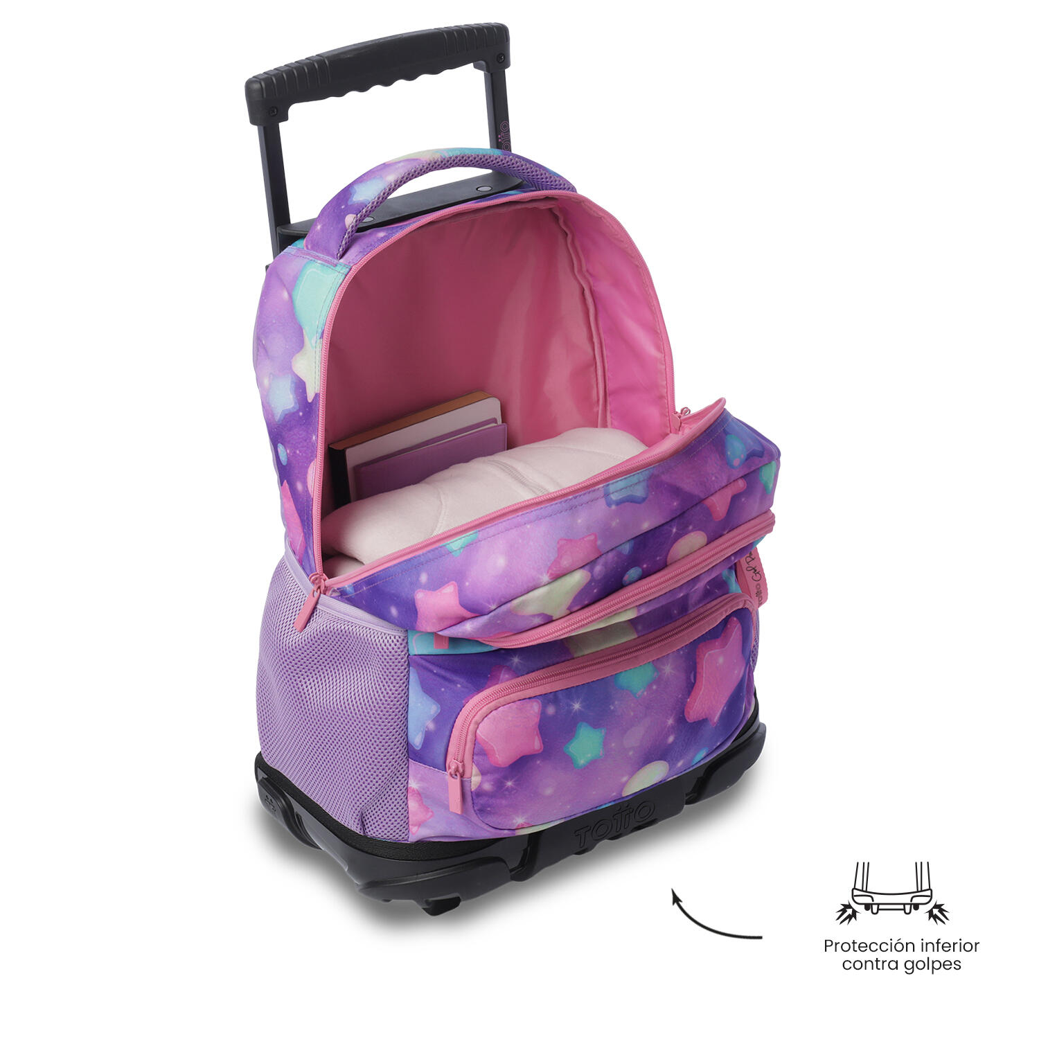 Totto Mochila infantil ruedas SKL L Ster Poliéster 32 x 45.5 x 18 cm 5/5