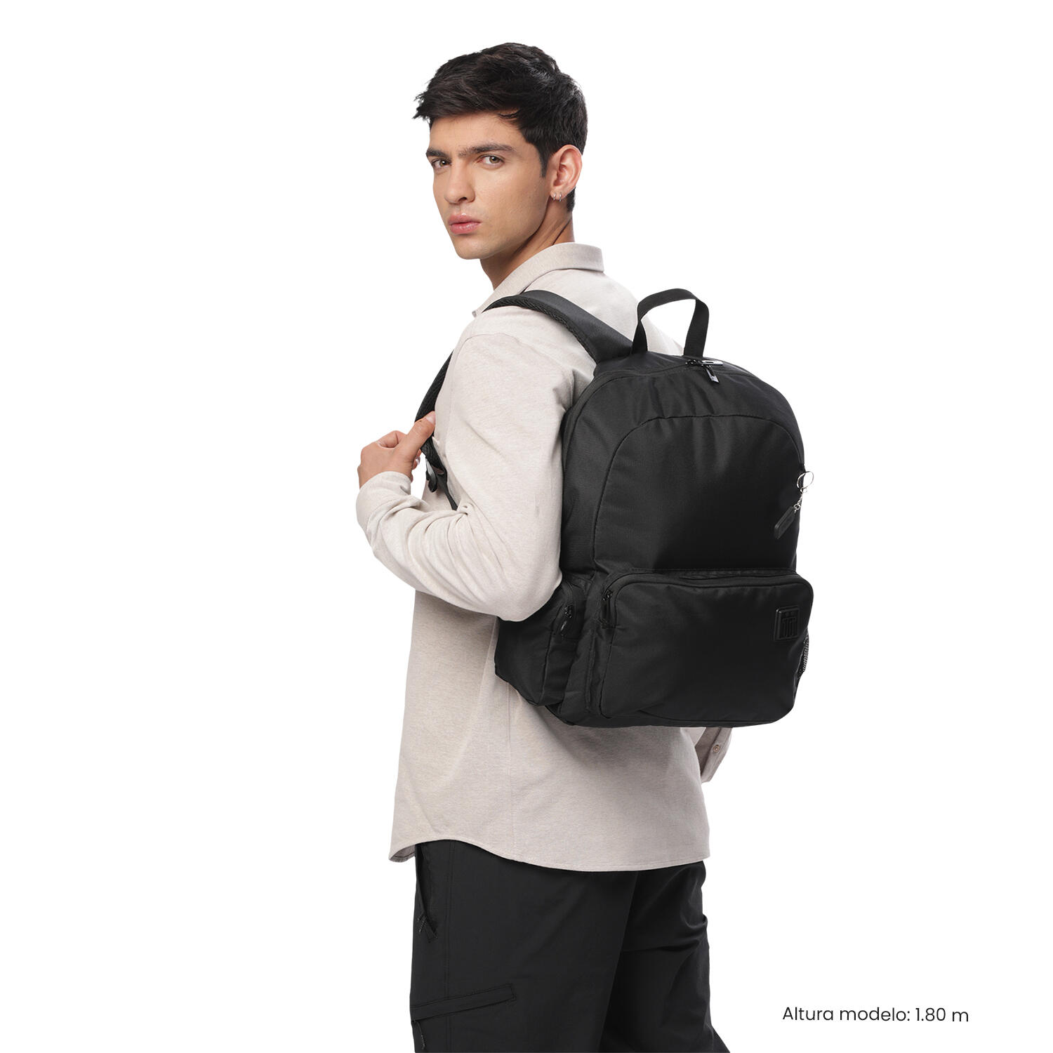 Totto Mochila ejecutiva Kobe Negro/Black Poliéster 31.5 x 43.5 x 14 cm 2/5