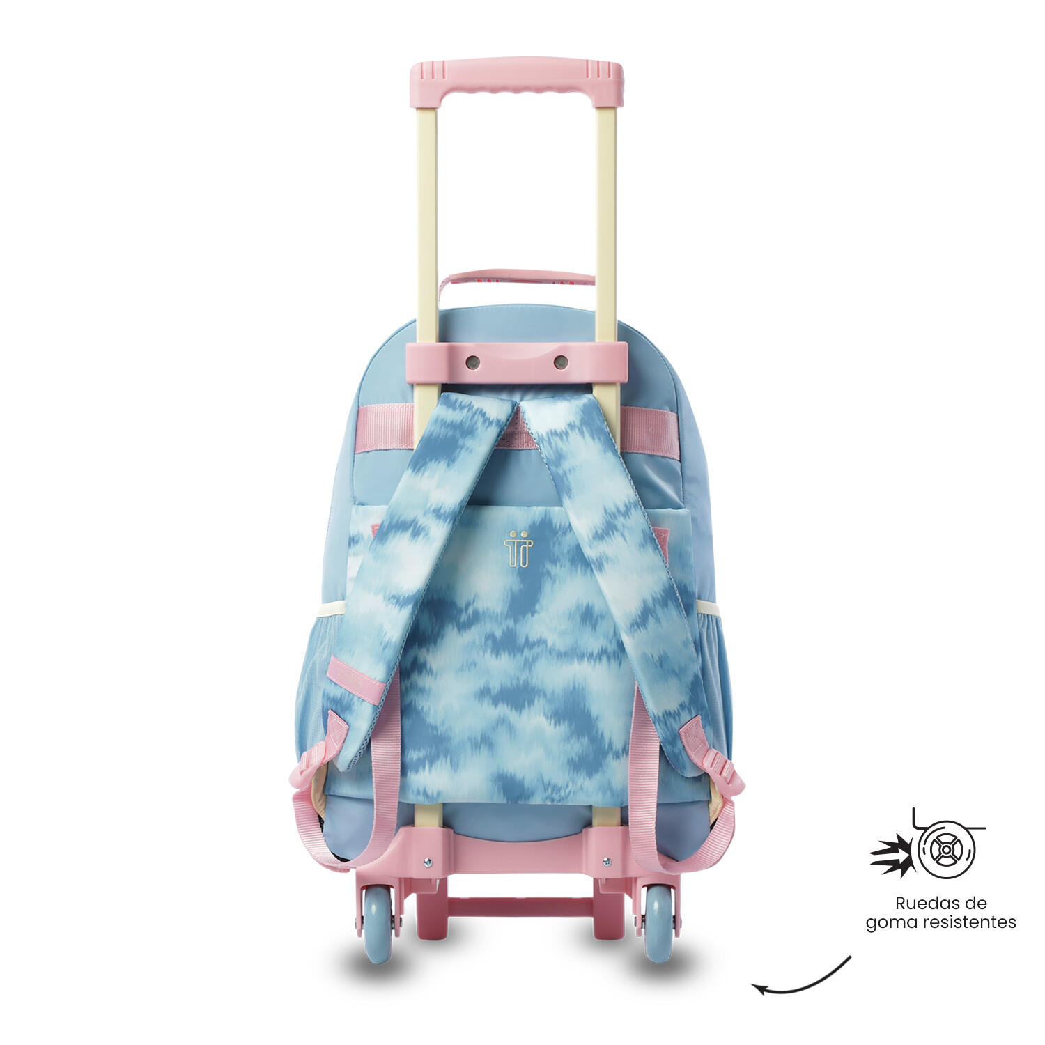 Totto Mochila infantil ruedas Bloum L Bloum Blue Poliéster 29.5 x 41.5 x 19 cm 4/5