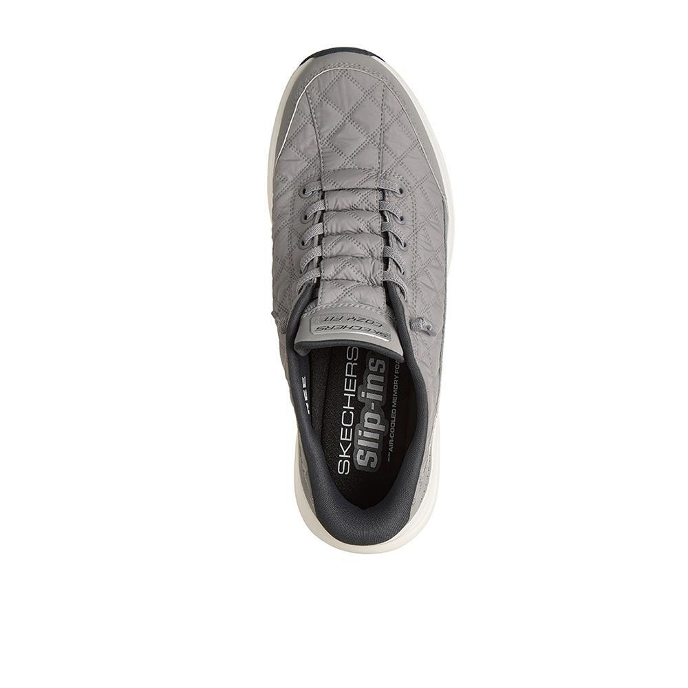 Tênis Cinza Aconchegantes Masculinos Skechers 3/4
