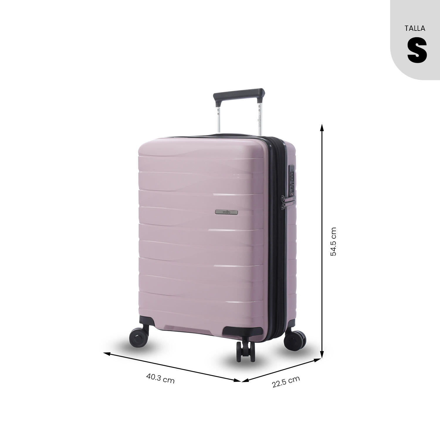Totto Maleta de cabina Glide Zephyr Polipropileno 40.3 x 50 x 22.5 cm 3/5
