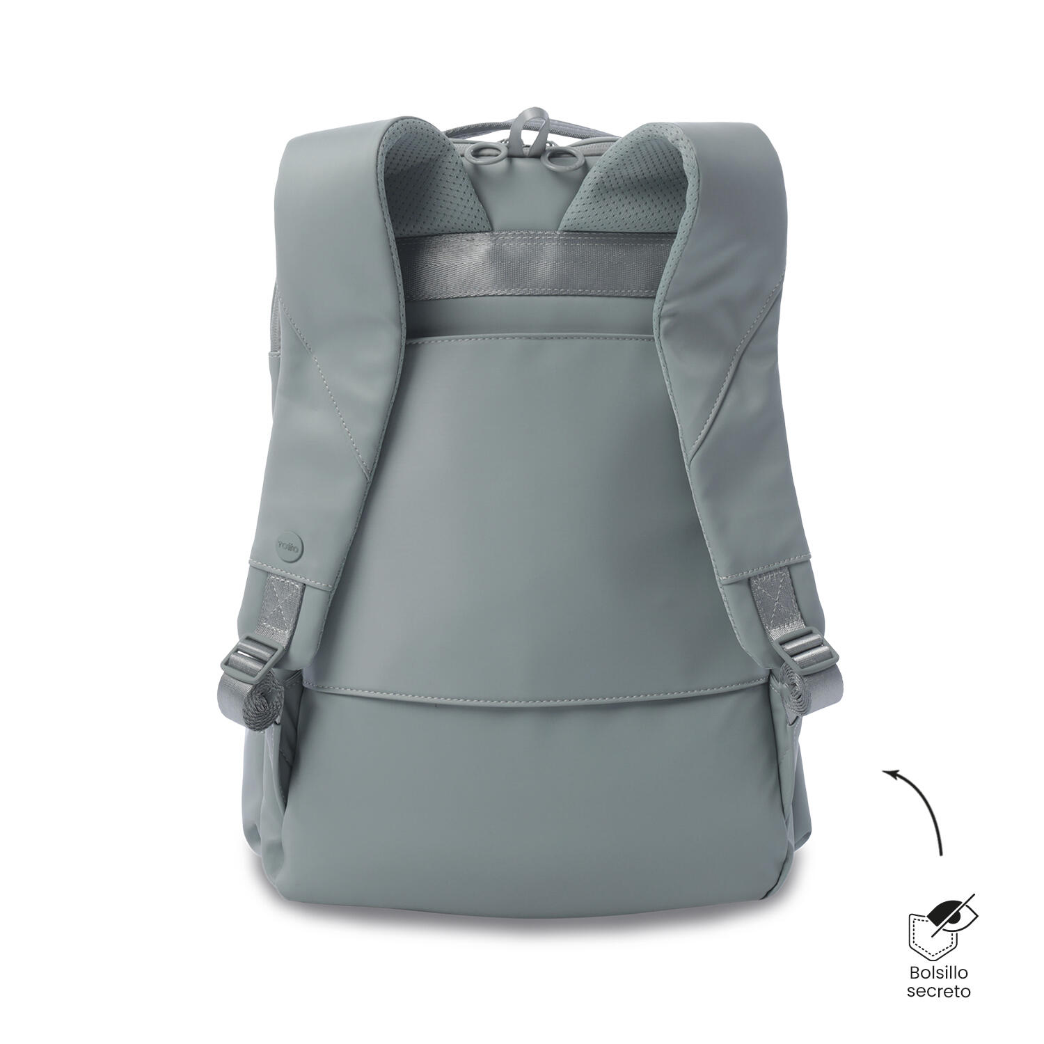 Totto Mochila ejecutiva Laila Green Milieu Poliuterano 30.5 x 46 x 18 cm 4/5