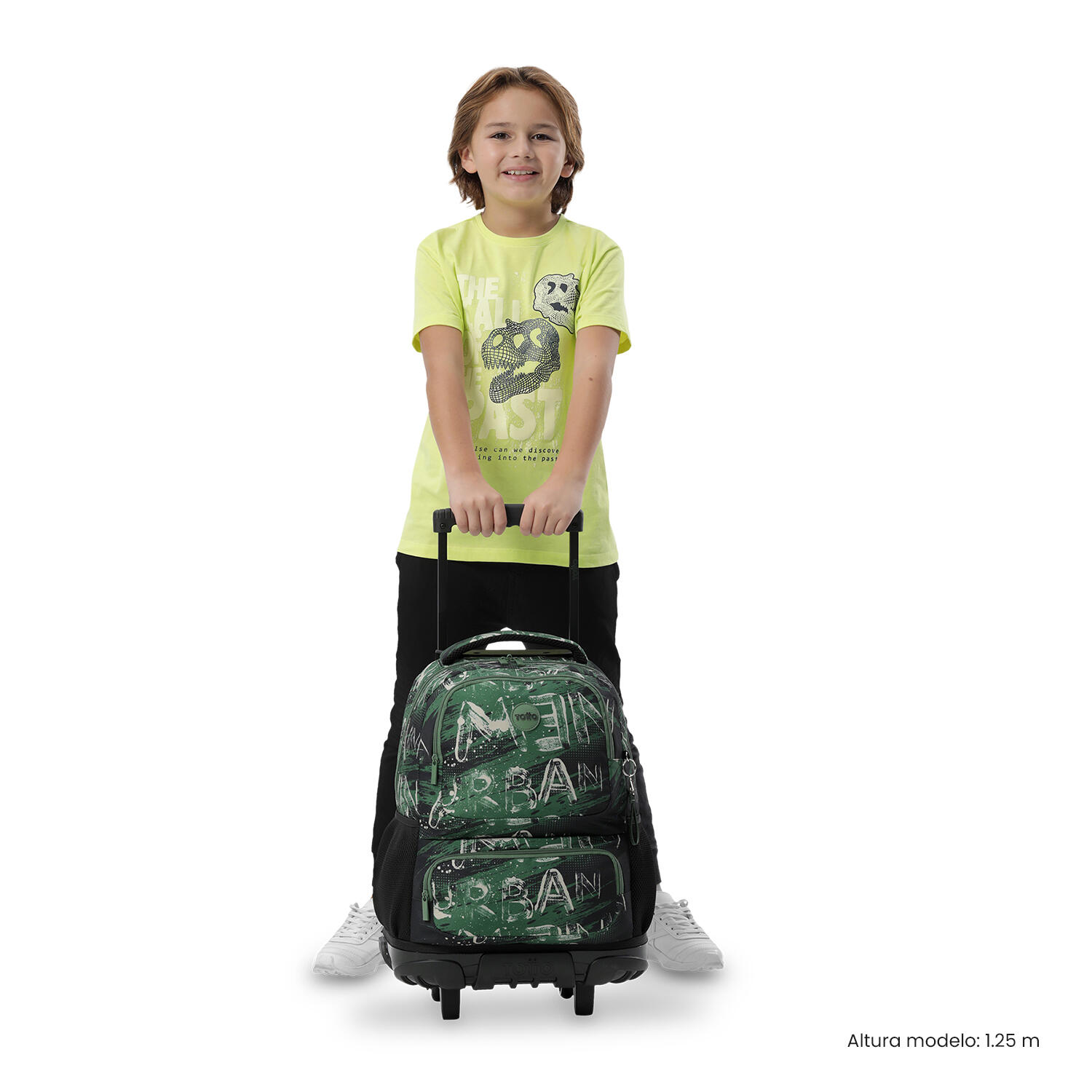 Totto Mochila infantil ruedas SKL L Grounge Poliéster 32 x 45.5 x 18 cm 2/5