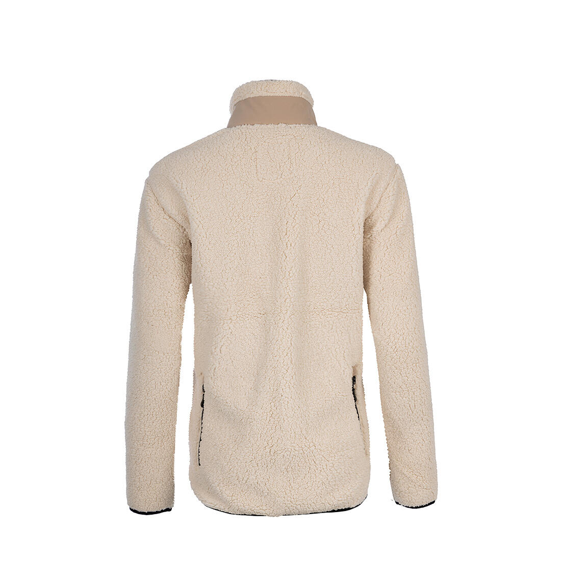 Veste polaire Sherpa pour femme blanche 3/7