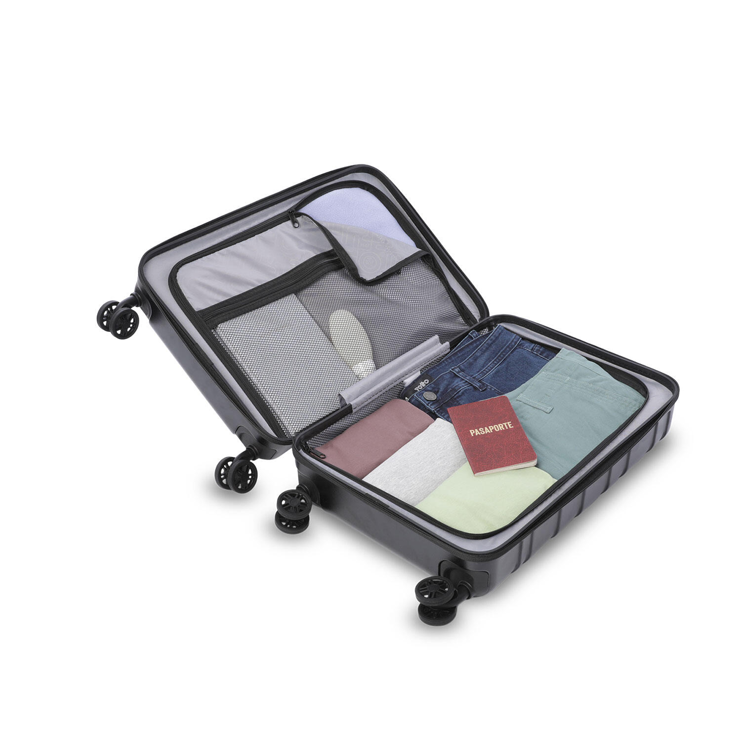 Totto Maleta de cabina Gravity S1 Negro/Black Policarbonato 35 x 48 x 25 cm 4/5