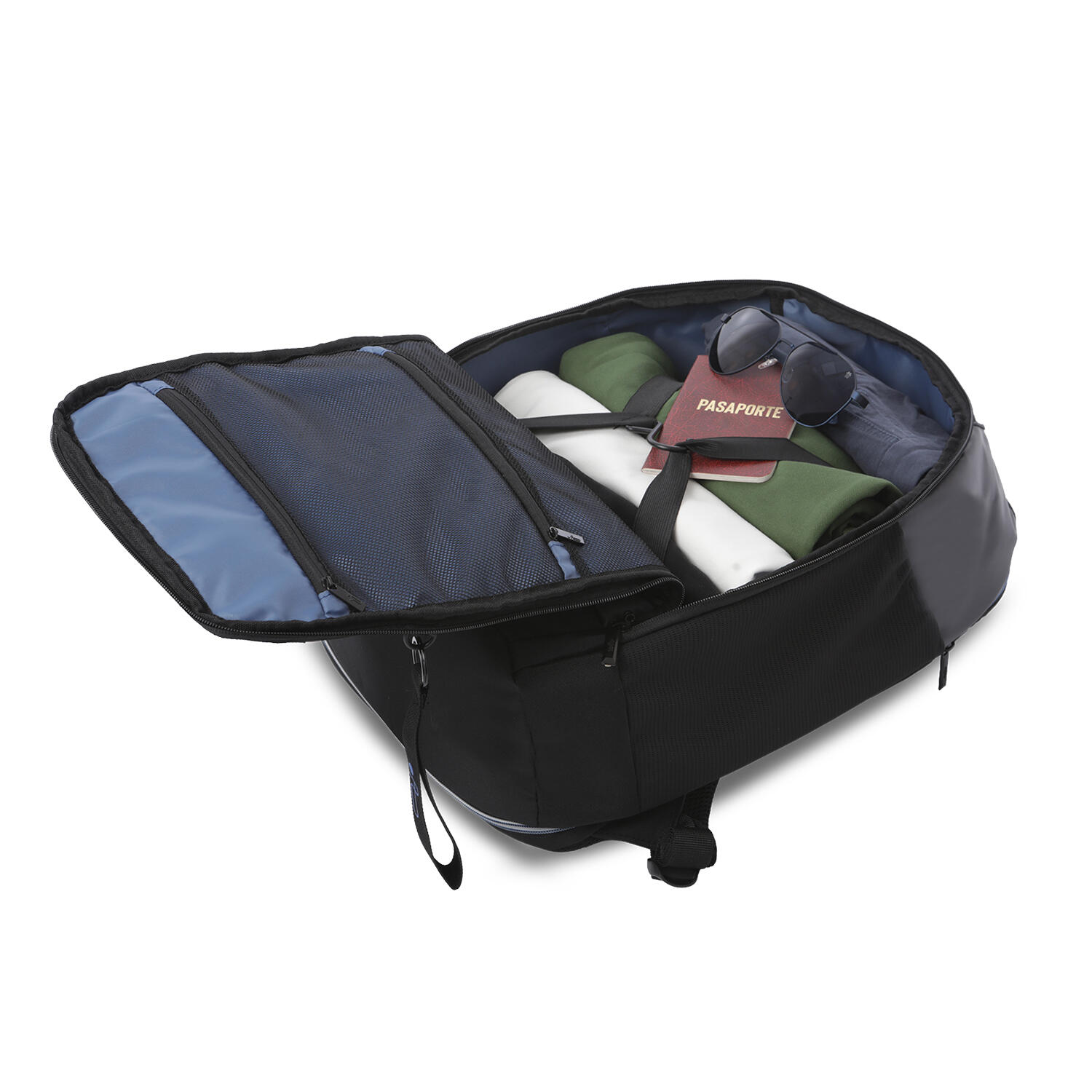 Totto Mochila viaje Access Travel Negro/Black Poliéster 31 x 45 x 12 cm 5/5