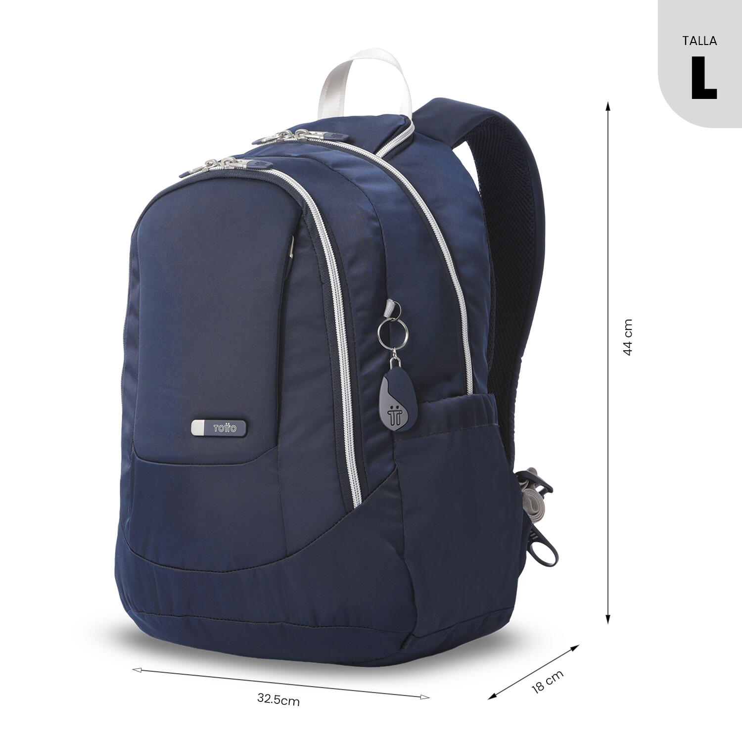 Totto Mochila urbana Goctal Twill 3.0 Salute/Alloy Poliéster 32.5 x 44 x 18 cm 3/5