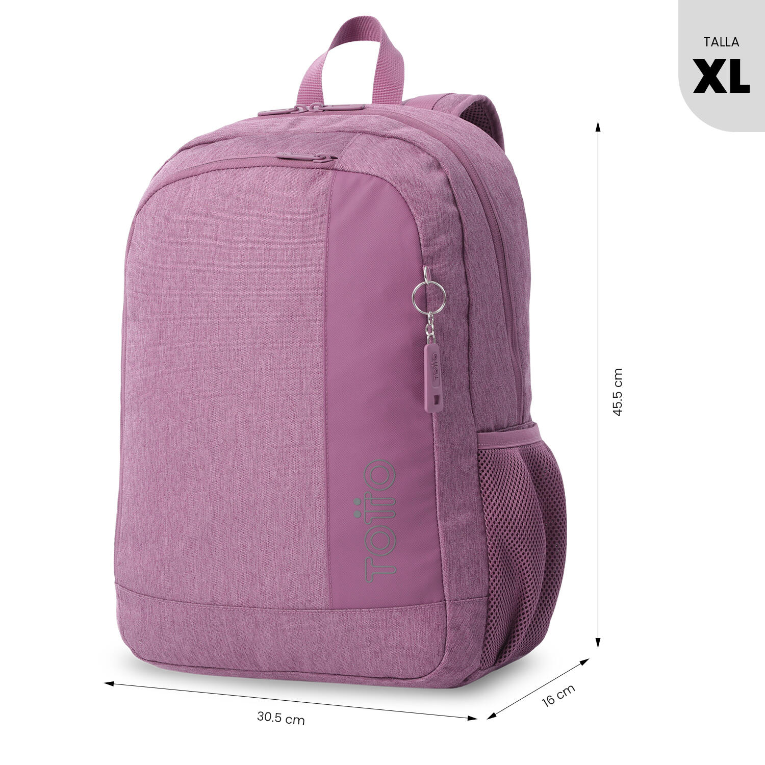 Totto Mochila urbana Kanto Grape Nectar Poliéster 30.5 x 45.5 x 16 cm 3/5