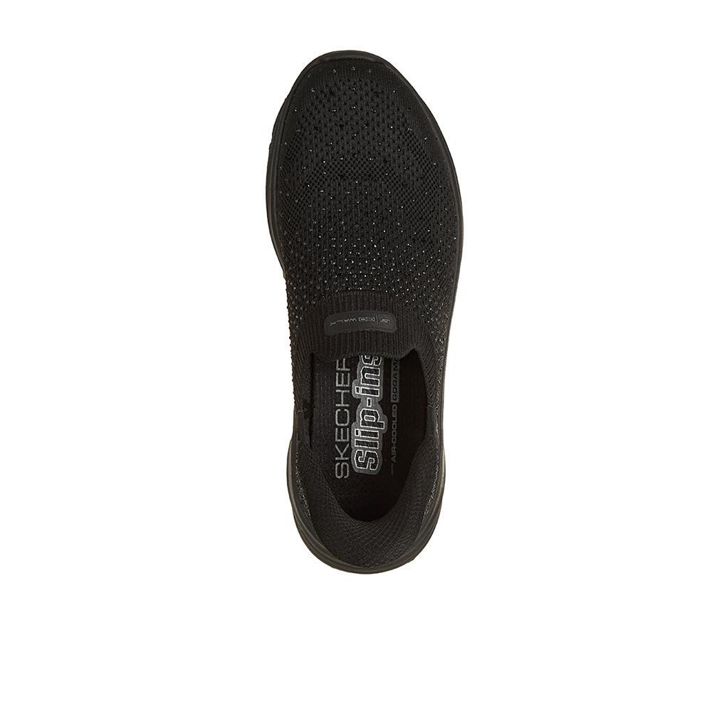 Zapatillas Skechers Mujer Go Walk 8 Tiana Negro 3/4