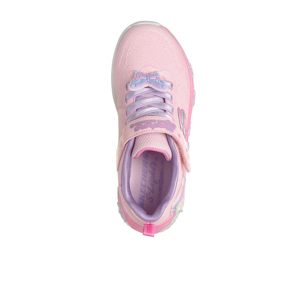 Tênis Rosa Butterfly Bliss da Menina Skechers 3/4