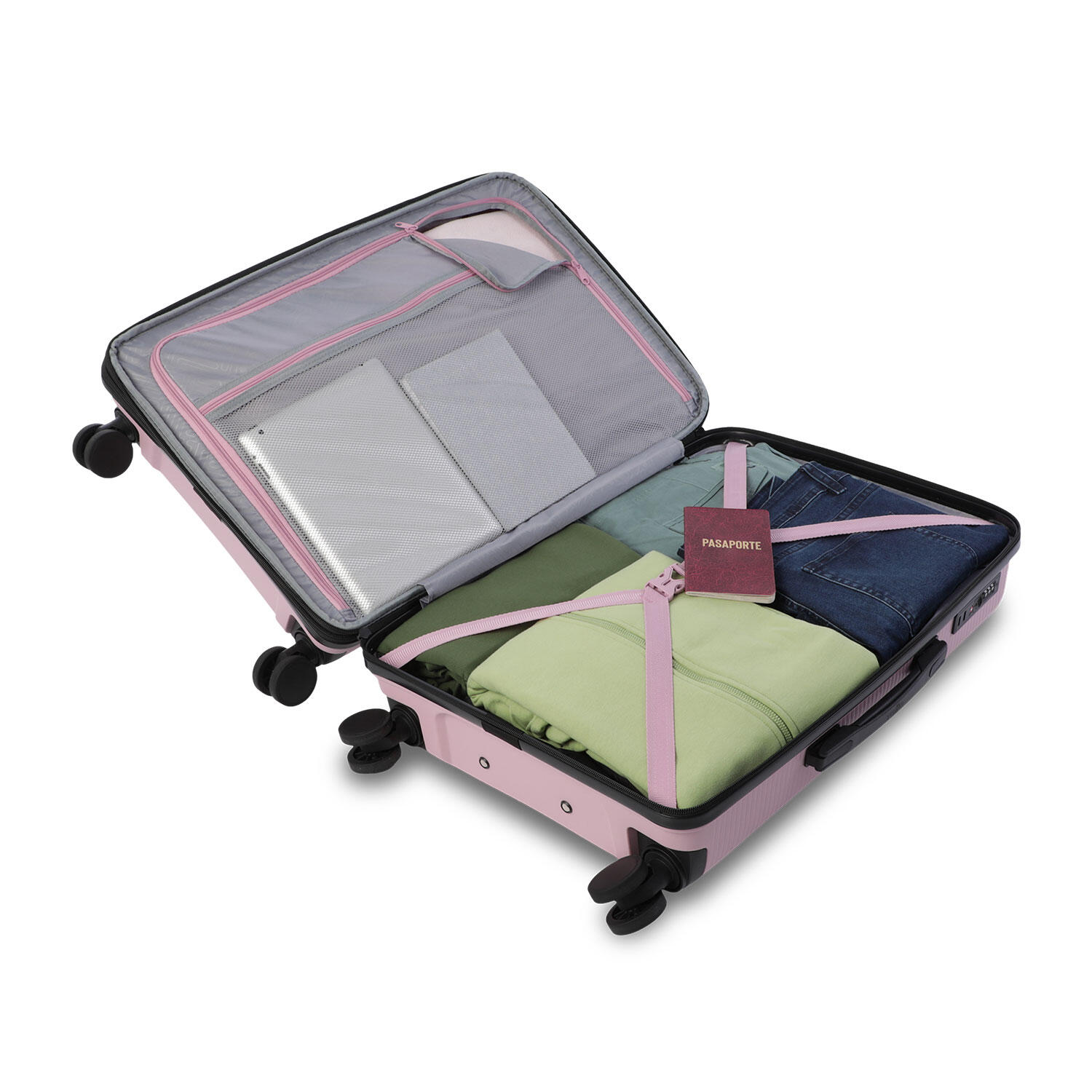 Totto Maleta mediana Drifter Zephyr/Negro Polipropileno 45 x 58.5 x 25.5 cm 4/5