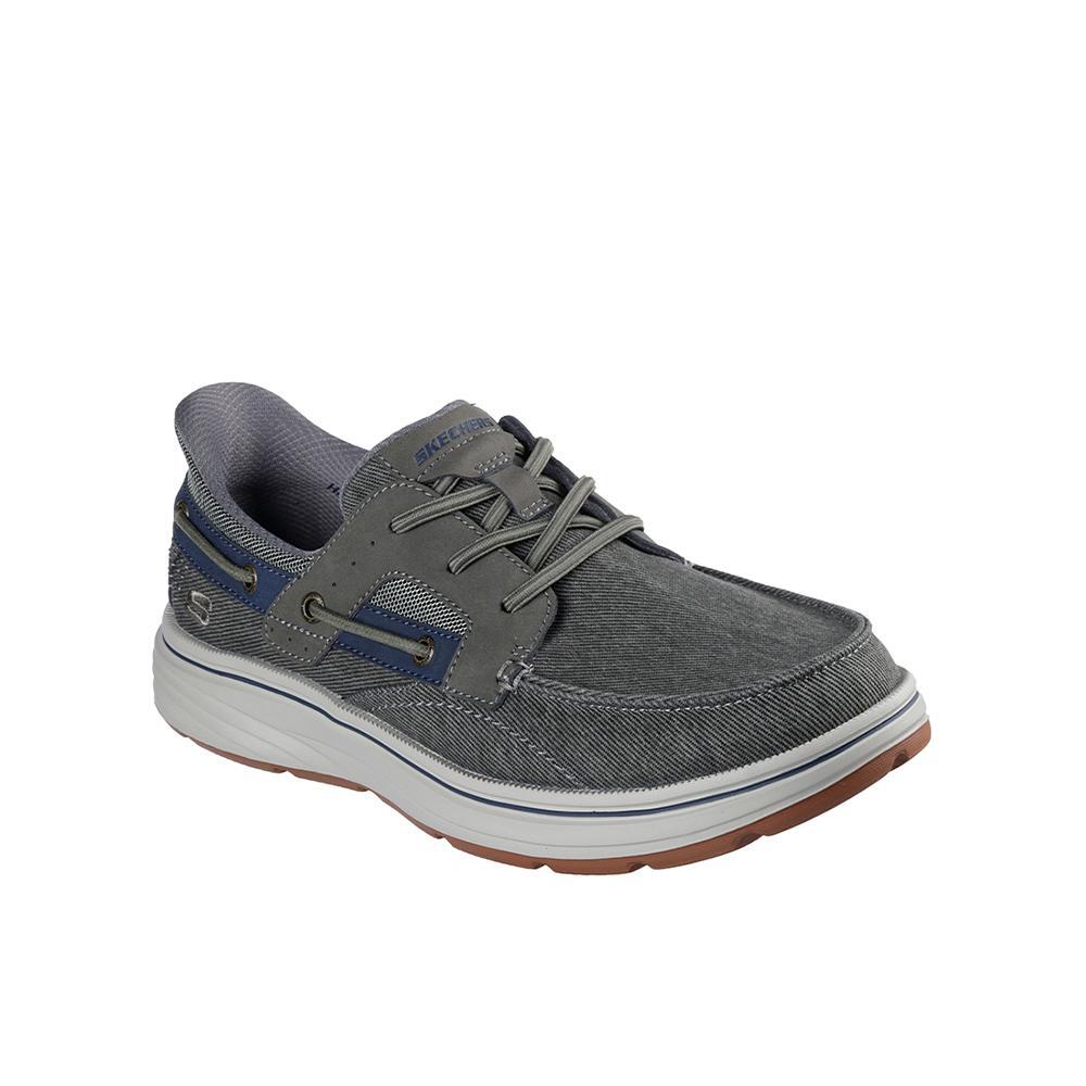 Skechers Troutt Masculino Davey Gray Loafers 2/4