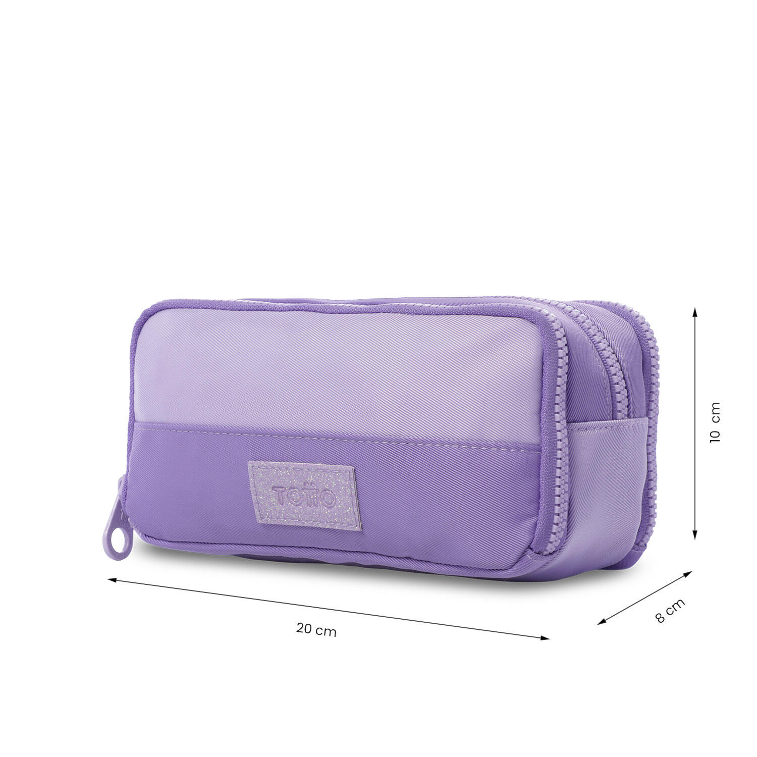 Totto Estuche infantil Cluw Morado/Morado Poliéster 20 x 10 x 8 cm 2/4