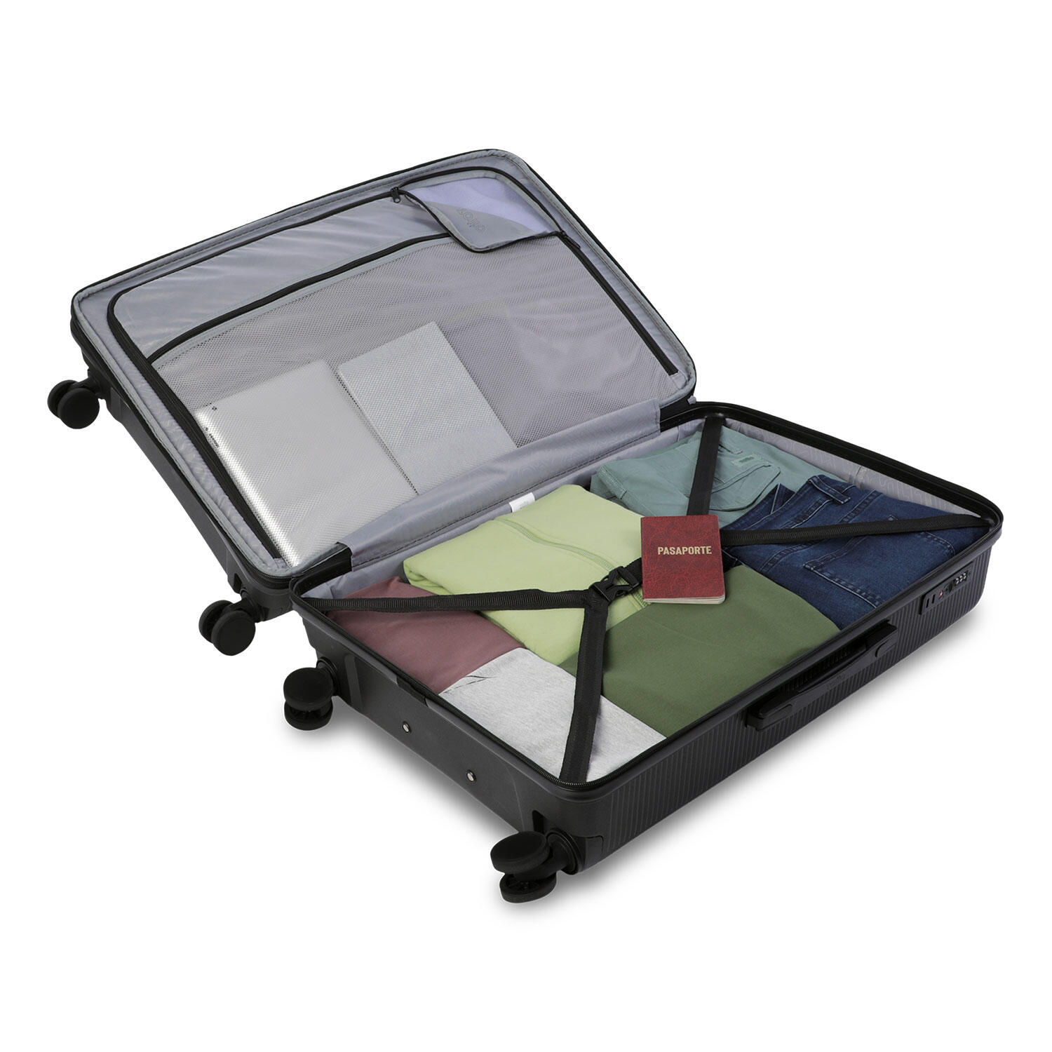 Totto Maleta grande Drifter Negro/Black Polipropileno 52 x 69.5 x 28 cm 4/5