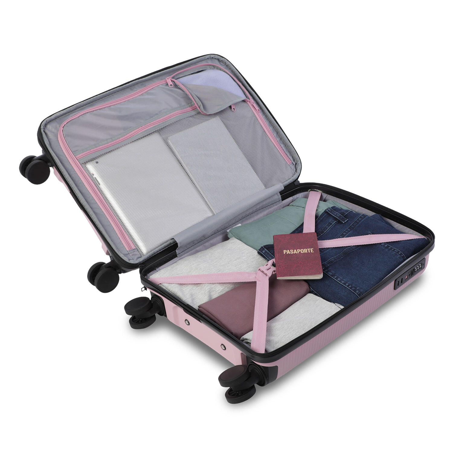 Totto Maleta de cabina Drifter S2 Zephyr/Negro Polipropileno 35.5 x 47 x 21.5 c 4/5