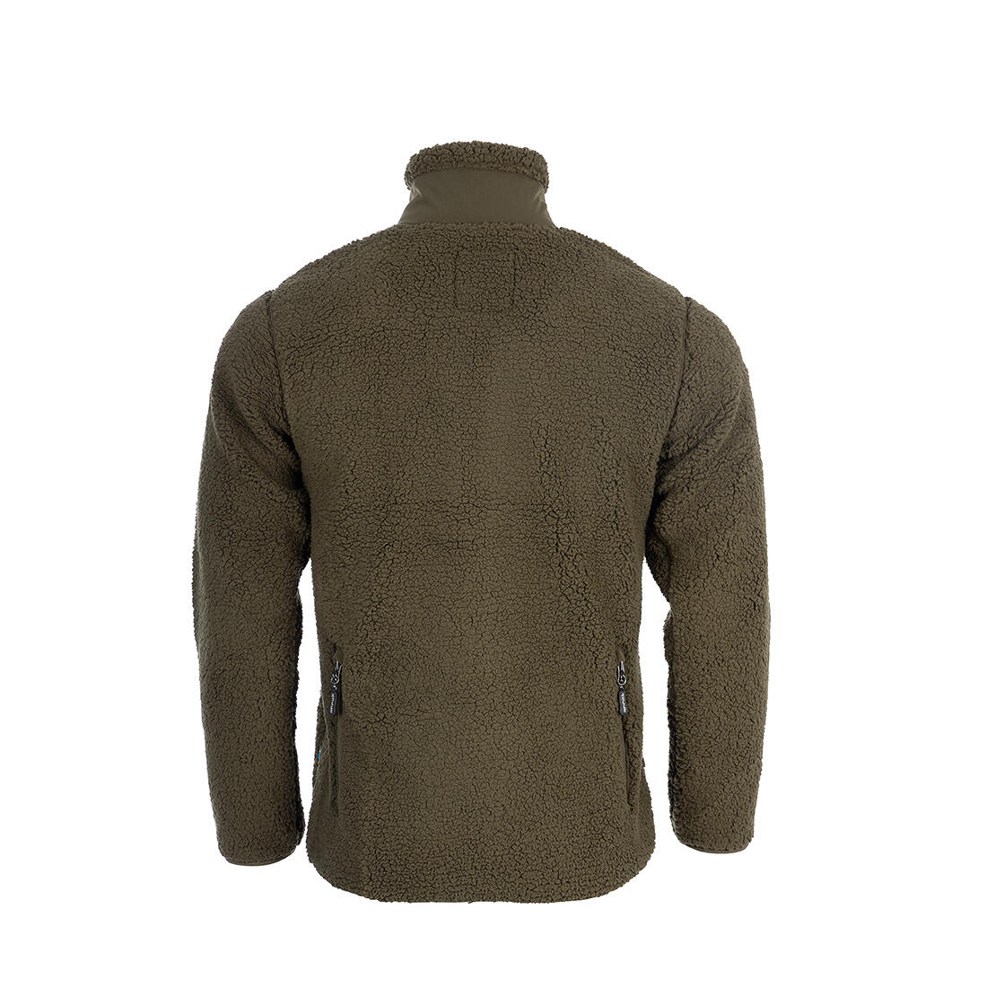 Sherpa Fleecejacke Herren Olivgrün 3/6