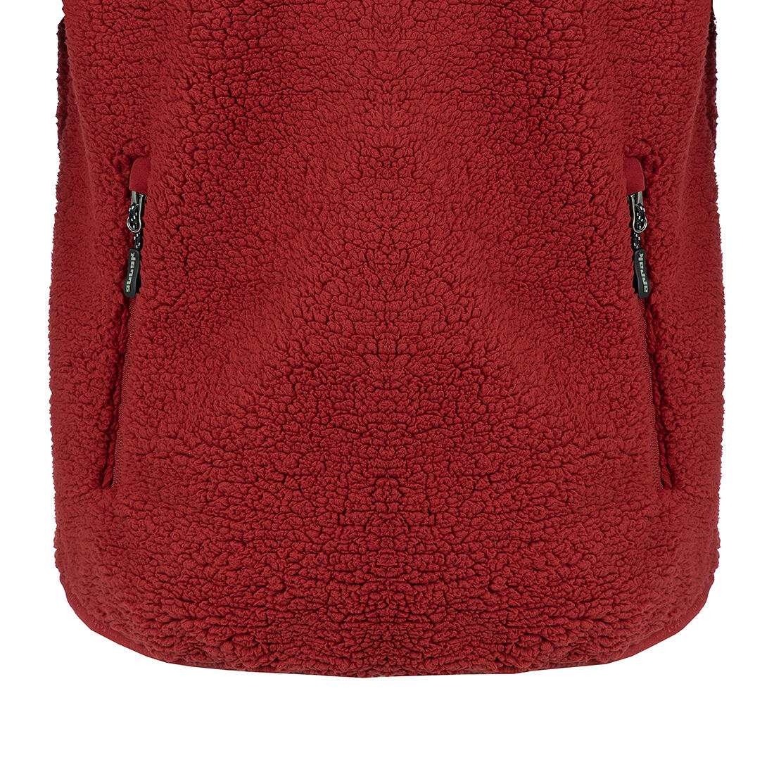 Sherpa Fleece Jacket Men Dark Red 5/6