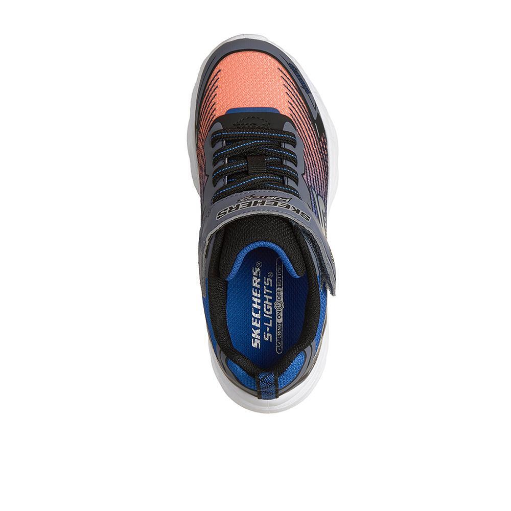 Zapatillas Skechers Niño Vortex 3.0 Lighted Gris 3/4
