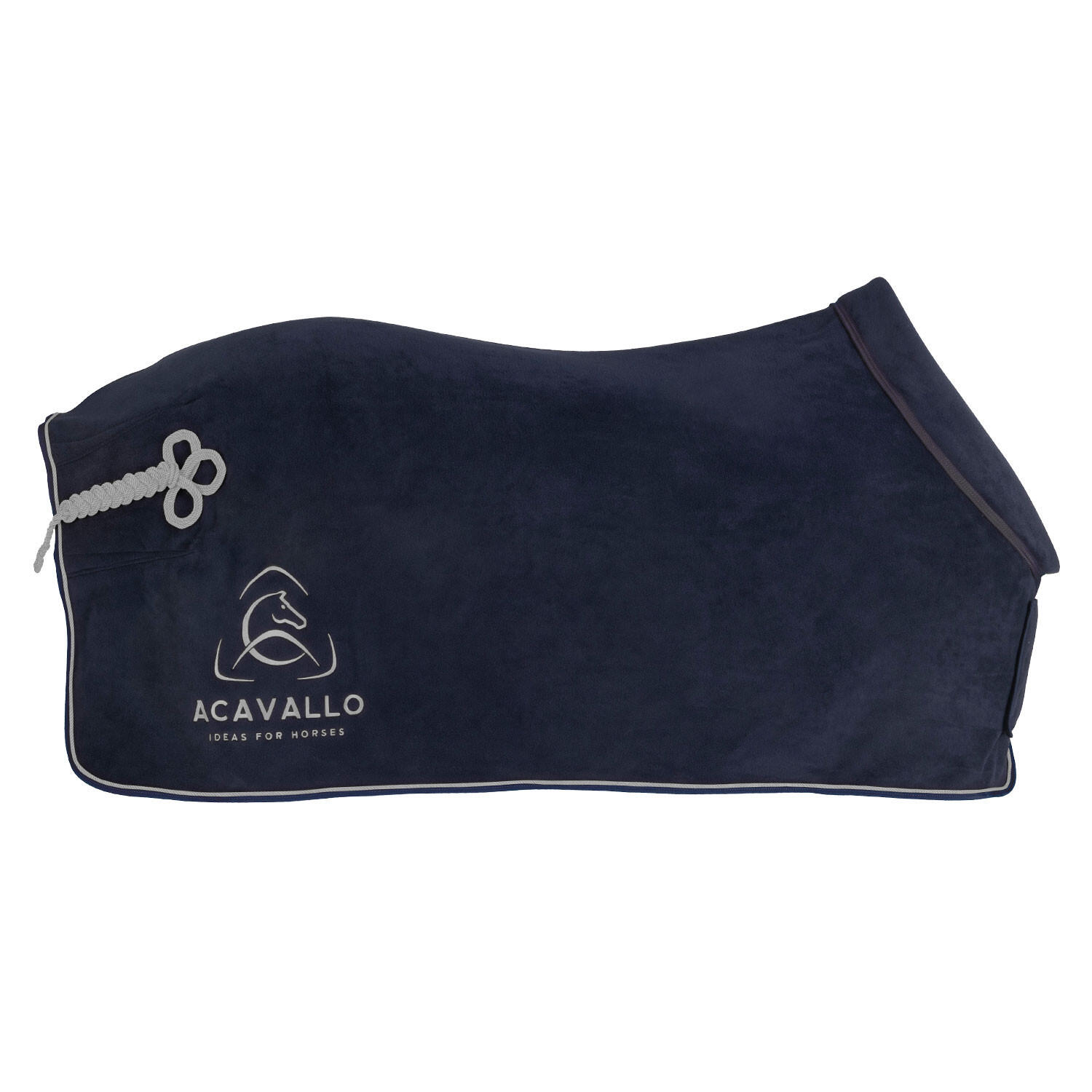 Stalldecke fleece gepolsterter kragen 800gr 3/4