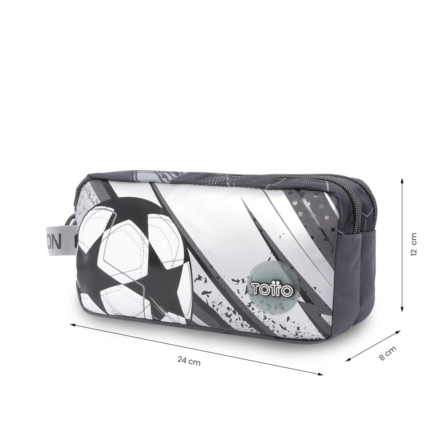 Totto Estuche infantil Champion Champion Gray Poliéster 24 x 12 x 8 cm 2/4