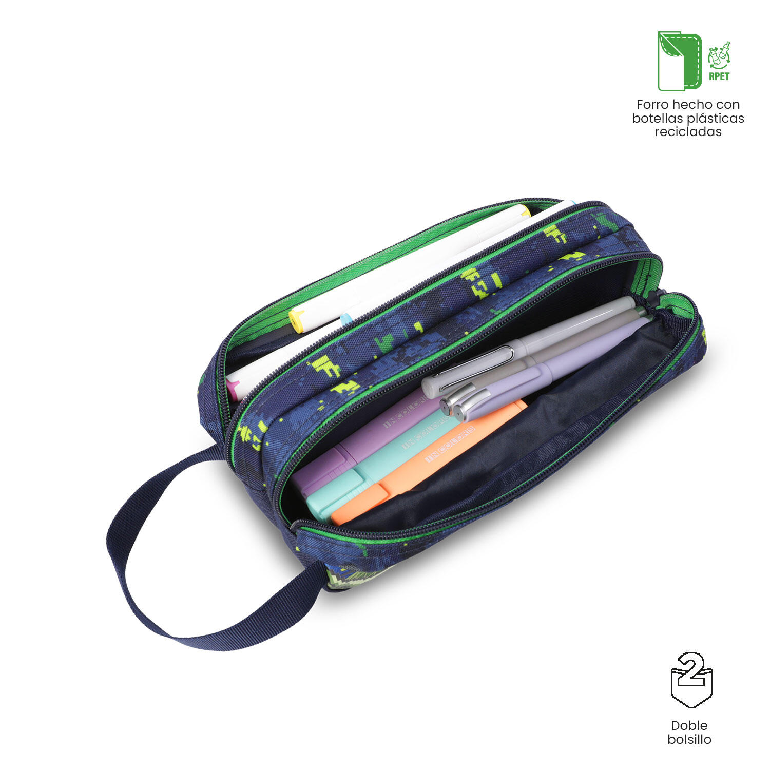 Totto Estuche infantil Digisaurio Digisaurio Poliéster 23 x 12 x 9 cm 3/4