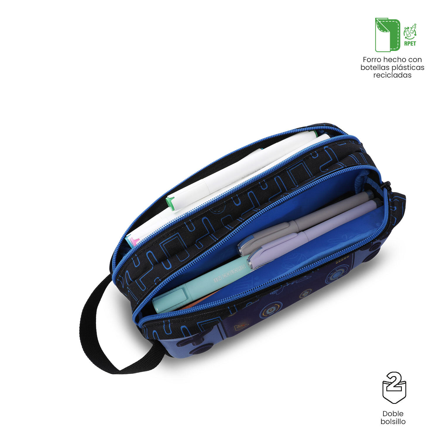 Totto Estuche infantil Vortex Vortex Poliéster 23 x 12 x 9 cm 3/4