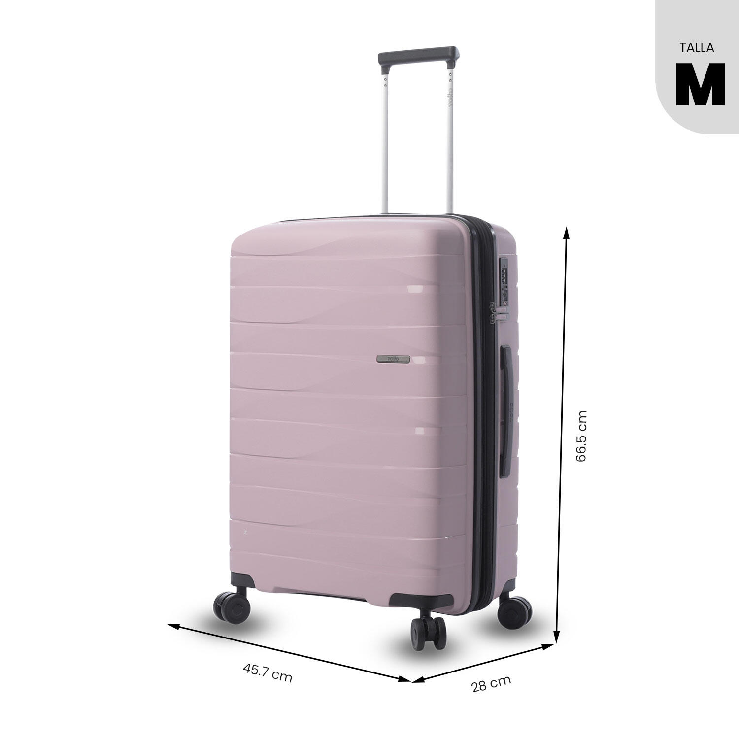 Totto Maleta mediana Glide Zephyr Polipropileno 45.7 x 62 x 28 cm 3/5