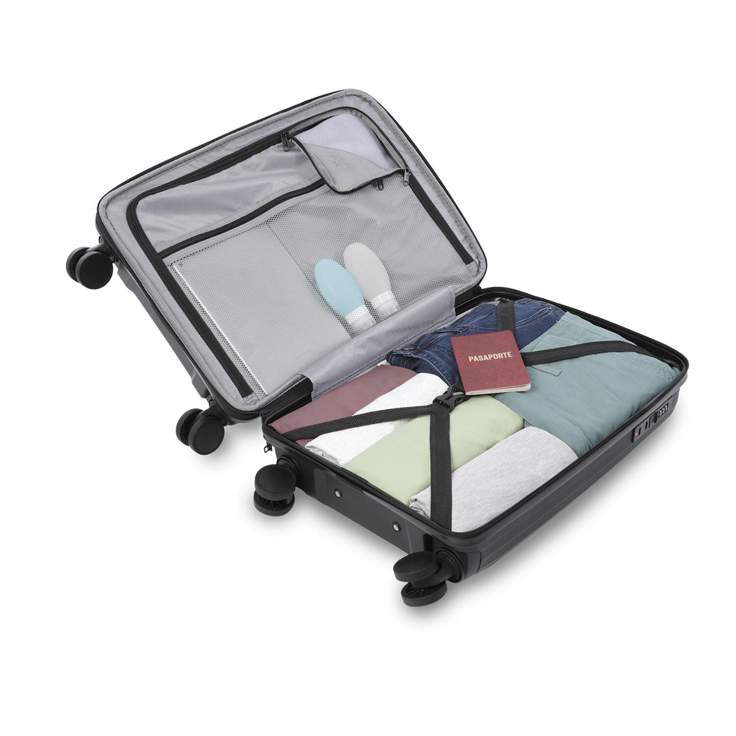 Totto Maleta de cabina Trulli S2 Negro/Black Polipropileno 35.5 x 47 x 21.5 cm 4/5