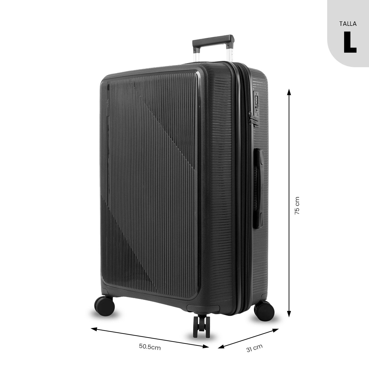 Totto Maleta grande Drifter Negro/Black Polipropileno 52 x 69.5 x 28 cm 3/5