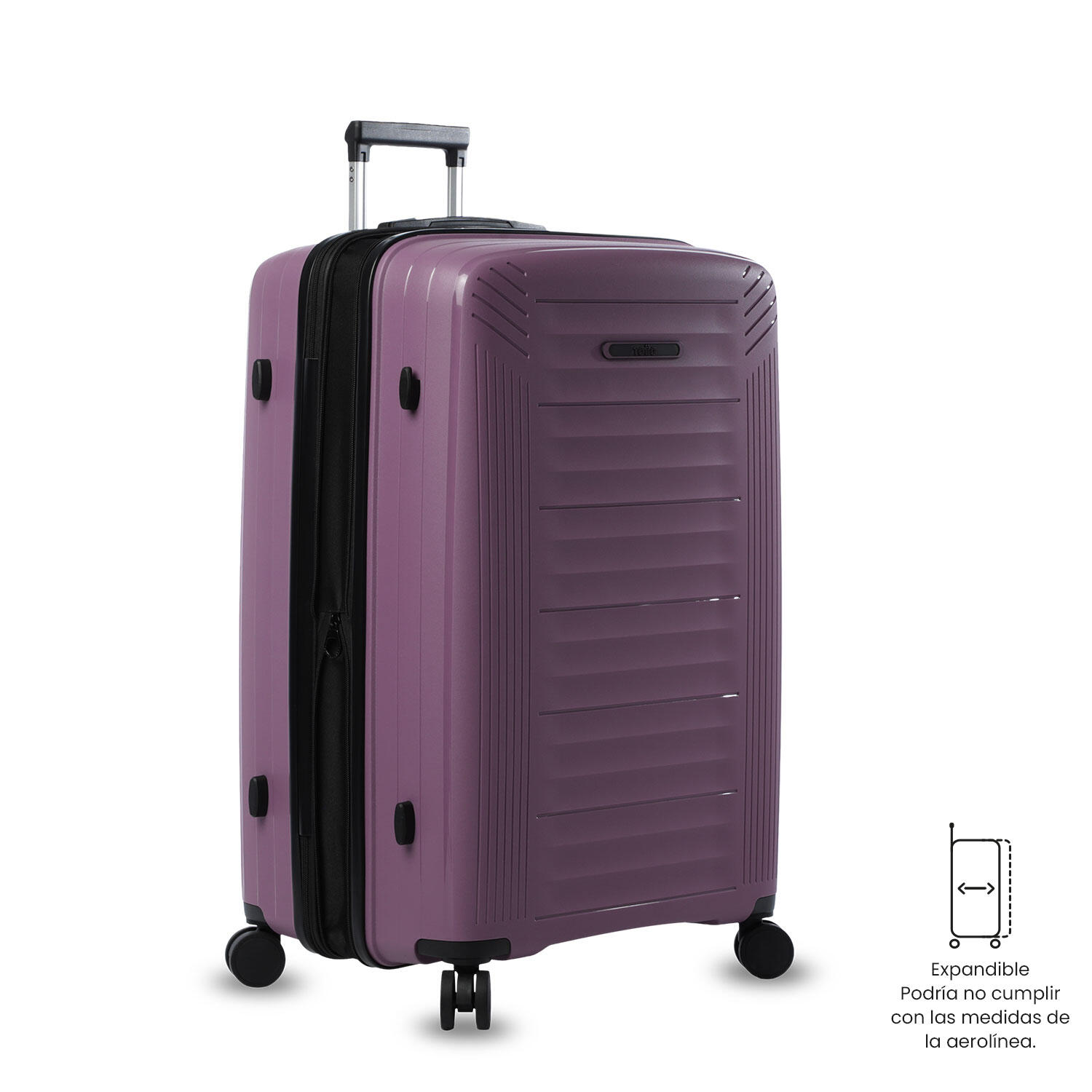 Totto Maleta grande Trulli Grape Nectar/Negro Polipropileno 52 x 69.5 x 28 cm 5/5