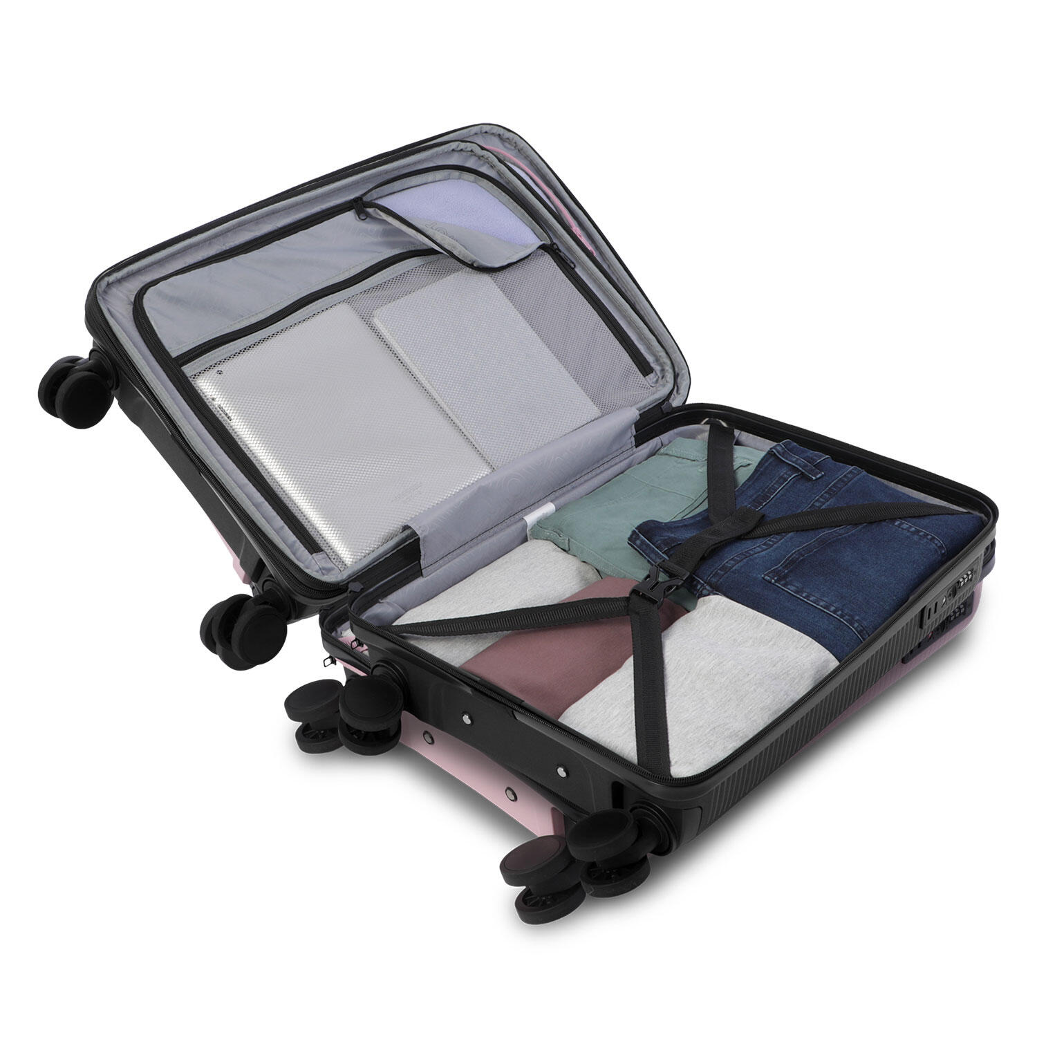 Totto Maleta de cabina Drifter S2 Negro/Black Polipropileno 35.5 x 47 x 21.5 cm 4/5