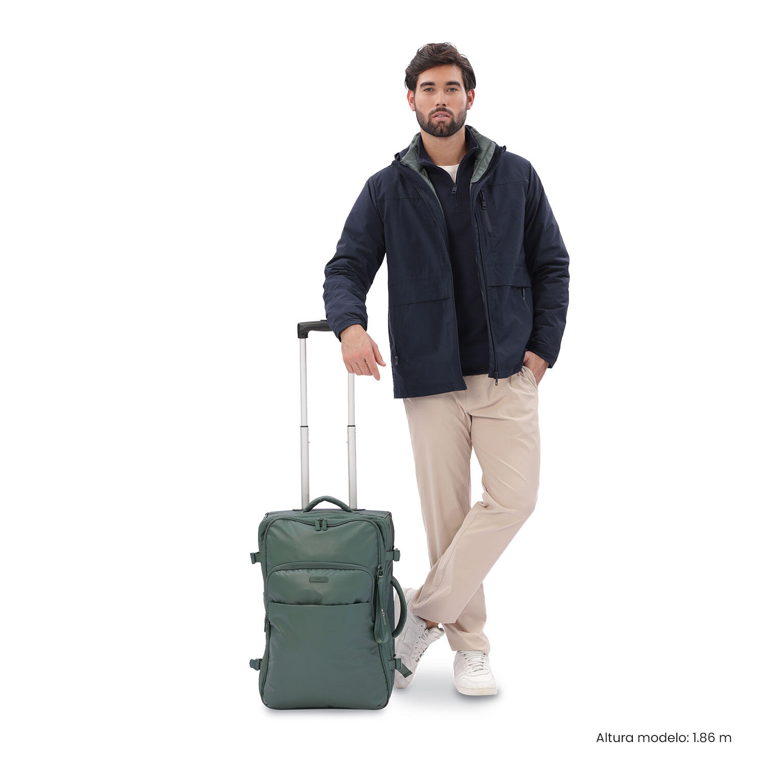 Totto Maleta de cabina Trip S1 Dark Forest Poliéster 34 x 52.5 x 21 cm 3/5