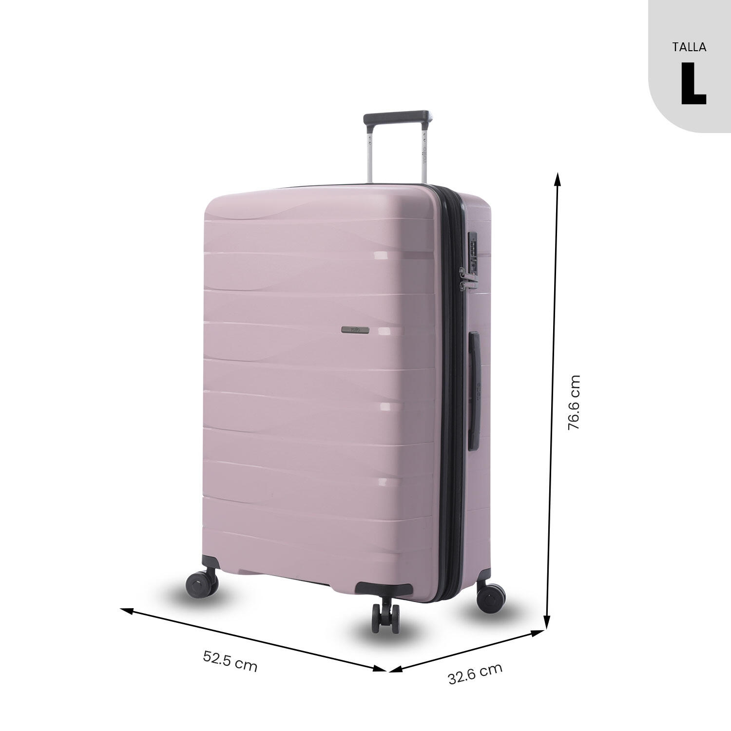 Totto Maleta grande Glide Zephyr Polipropileno 52.5 x 72.1 x 32.6 cm 3/5