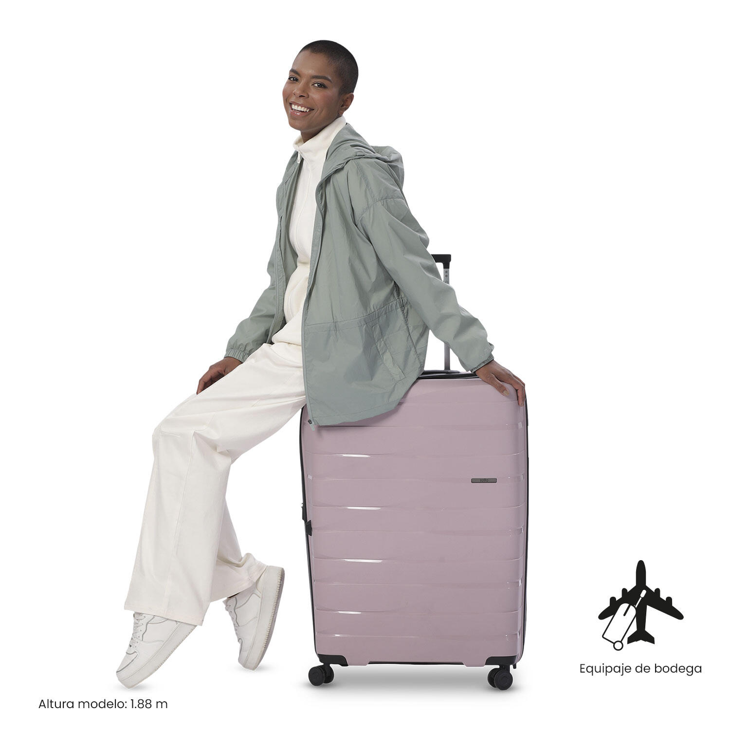 Totto Maleta grande Glide Zephyr Polipropileno 52.5 x 72.1 x 32.6 cm 2/5