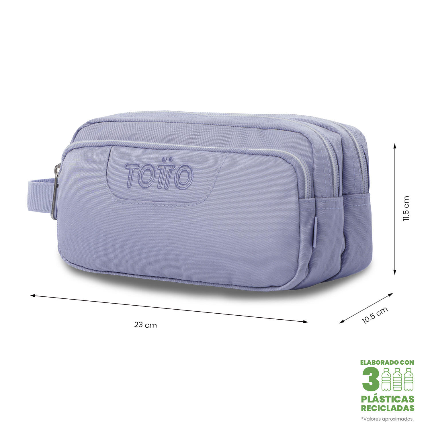 Totto Estuche Agapec Ecole Solid Cosmic Sky Poliéster 23 x 11.5 x 10.5 cm 2/4