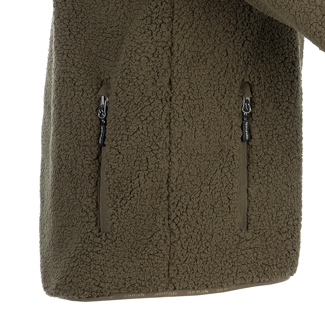 Sherpa Fleecejacke Herren Olivgrün 4/6