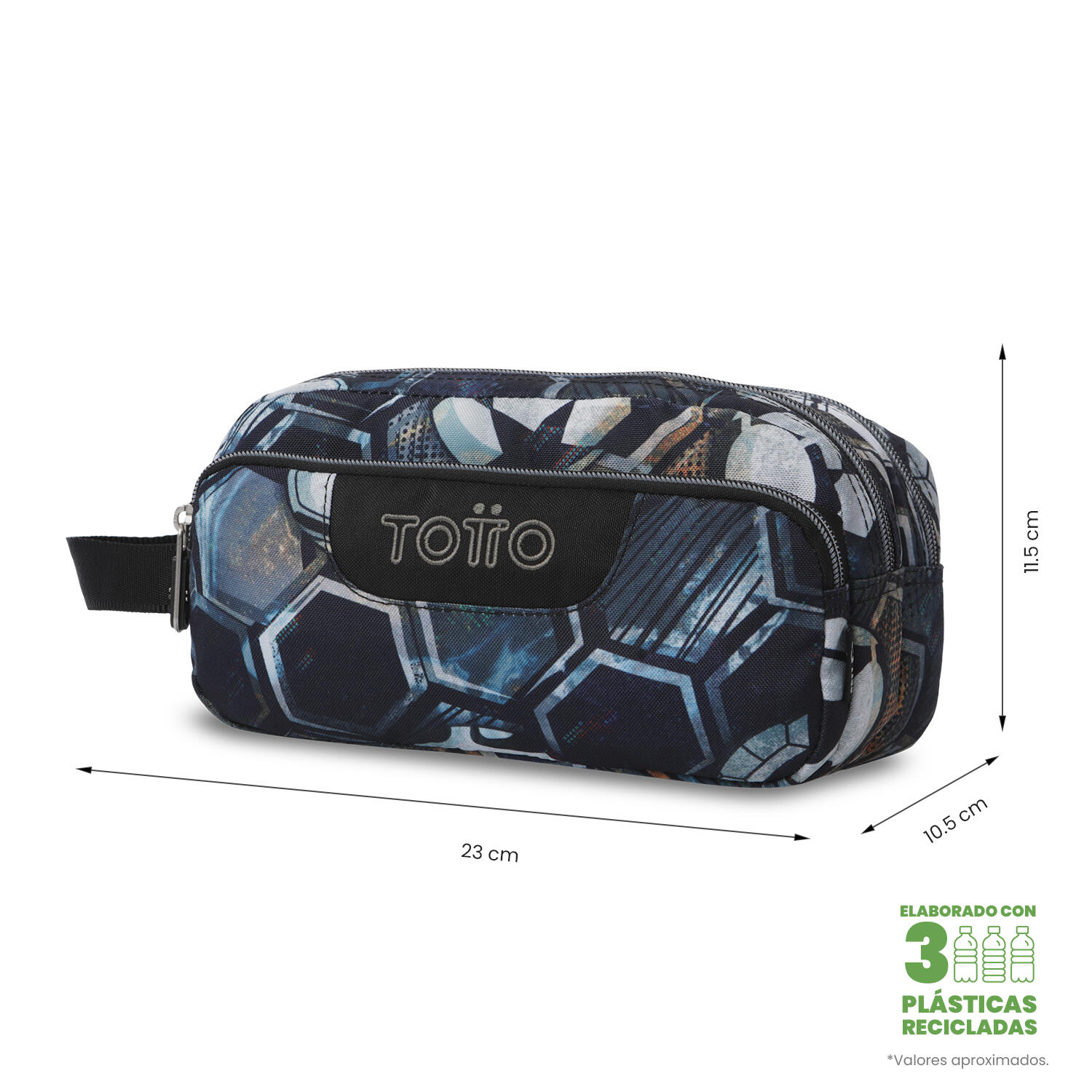 Totto Estuche escolar Agapec Verat Soccer Poliéster 23 x 11.5 x 10.5 cm 2/4