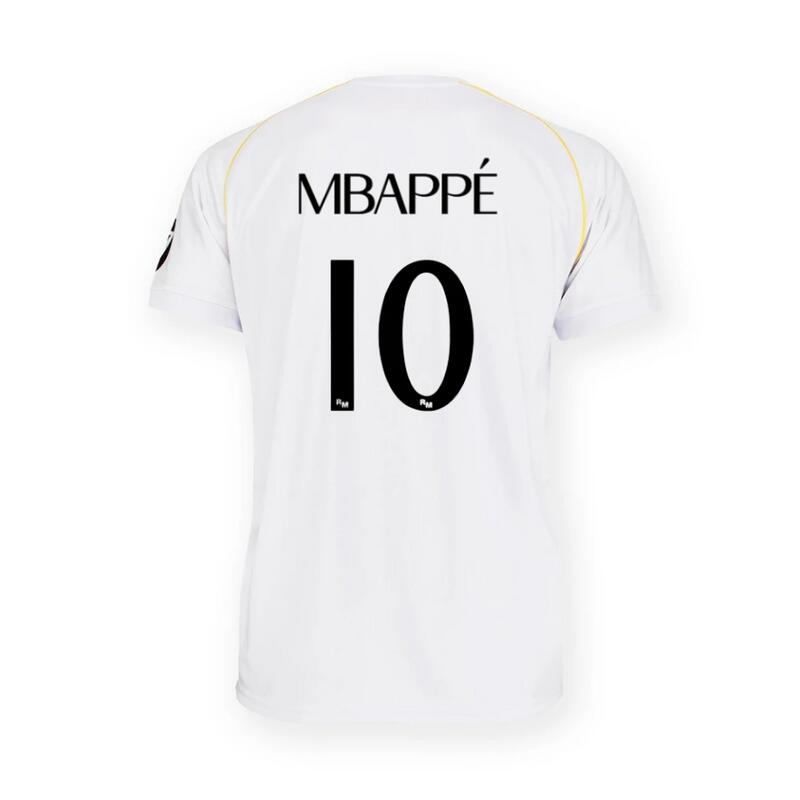 Real Madrid 2025/26 Premium Heimtrikot für Fans, Replik – Mbappé – 10 3/5