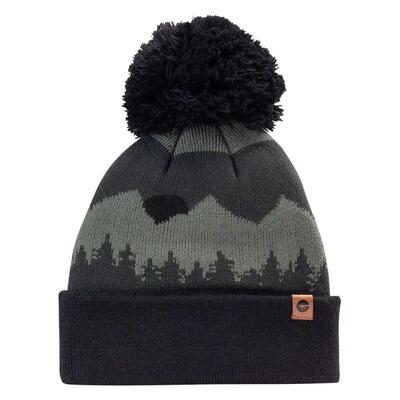 Heren ronge muts (zwart/grijs)