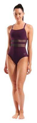Maillot de Bain Arena Mesh Equals Bordeaux Femme 5/5