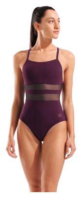 Maillot de Bain Arena Mesh Equals Bordeaux Femme 1/5